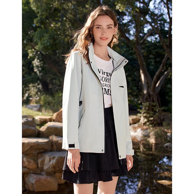 BETU Women's Hooded Outdoor Windbreaker Jacket