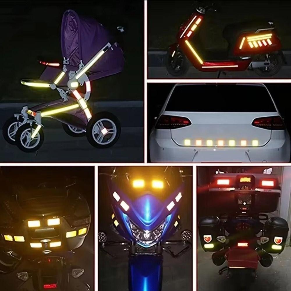 100pcs Anti-collision Warning Sticker Baby Stroller Night Light Patch Stroller Supplies
