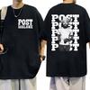 Rapper P-Posts M-Malones Graphic TShirts Men's Hip Hop Fashion Short Sleeve T-shirt Retro Gothic Clothing Unisex Cotton Tees