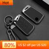 Interior Mouldings Alloy Style Car Key Case Cover Shell Fob For VW Volkseagen Passat B8 Magotan For Skoda Superb A7 Kodiaq Seat