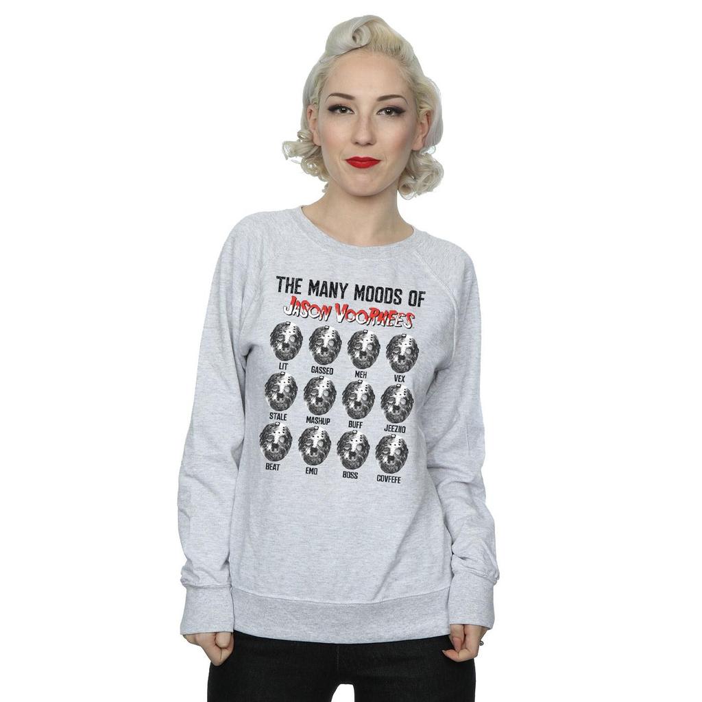 Friday 13th Womens/Ladies The Many Moods Of Jason Voorhees Sweatshirt