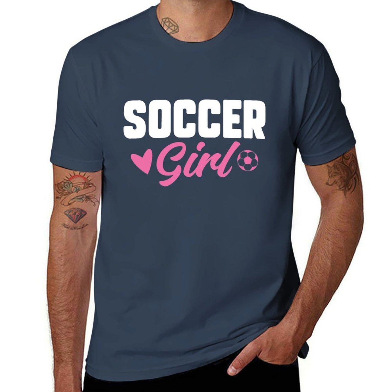 Soccer Girl Tshirt High Quality Durable Tshirt S