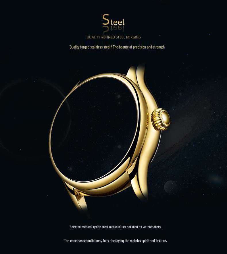 2024 Men's Fully Automatic Swiss Tourbillon Skeleton Watch - Fashionable Leather Strap, Waterproof Design