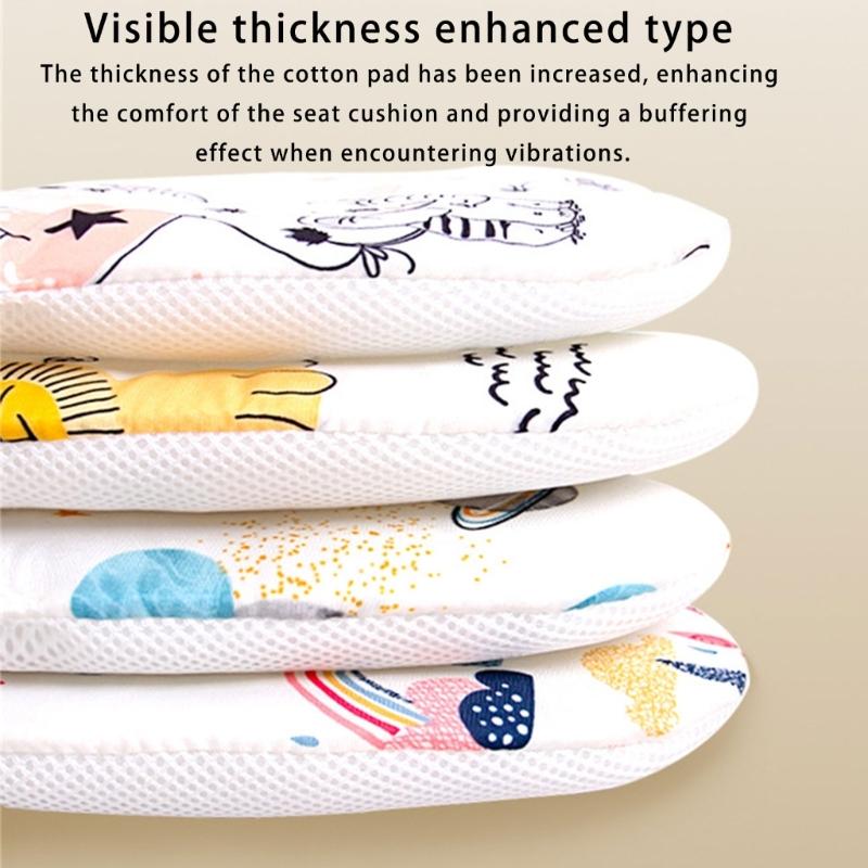 Strollers Seat Liner with Printed Pattern Pushchair Mattress Chair Pad Baby Carriers Cushion Seat Pad Infant Supply