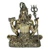 Brass Meditating Lord Shiva Idols | 2 Inch | God Idol Gift for Diwali | Shivji | Mahadev Murti | Shiva | Bholenath Murti | God Idol for Car