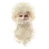 Christmas Performance Wig Jesus Magician Wizard Cosplay Wig Men's Halloween Party Stage Wig 