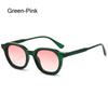 Hip-Hop Oval Sunglasses Simple Fashion Punk Glasses Retro Vintage Versatile Sun Glasses for Men and Women Lunette Soleil Femme