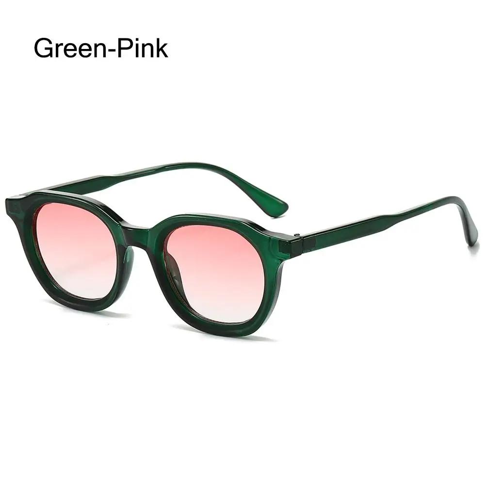 Hip-Hop Oval Sunglasses Simple Fashion Punk Glasses Retro Vintage Versatile Sun Glasses for Men and Women Lunette Soleil Femme