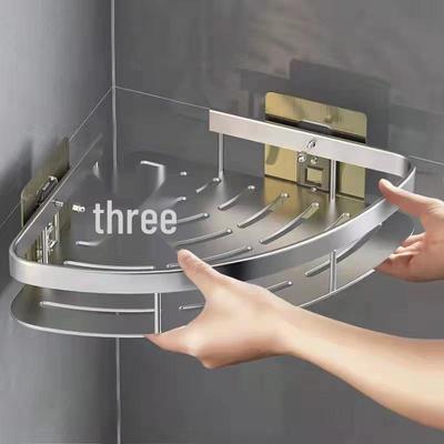 Stanzfreies Aluminium Eck-Badezimmerregal