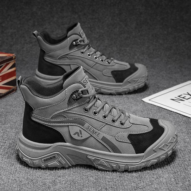 Boots autumn and winter new outdoor mountaineering wear-resistant work labor insurance Martin boots