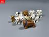 MOC Blocks Little Dog Series Chihuahua French Bulldog Poodle Assembled Construction Bricks Children's Playthings Plastic Material Doll