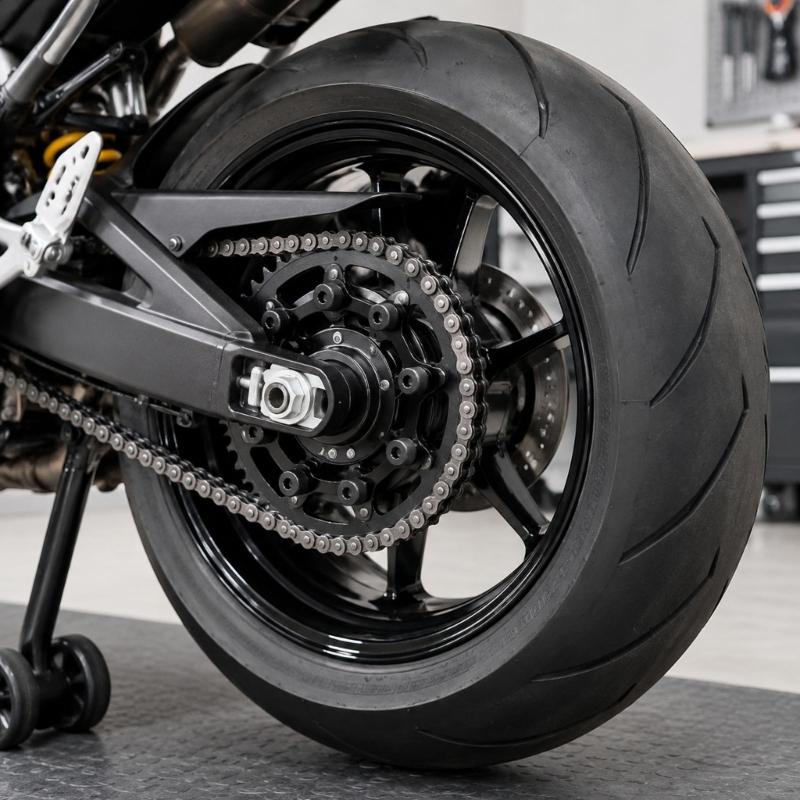 Model-Specific Motorcycle Rear-Wheel Kit for X160 & X260, Widening the Mounting Arrangement with Aluminum Parts & Steel Fasteners