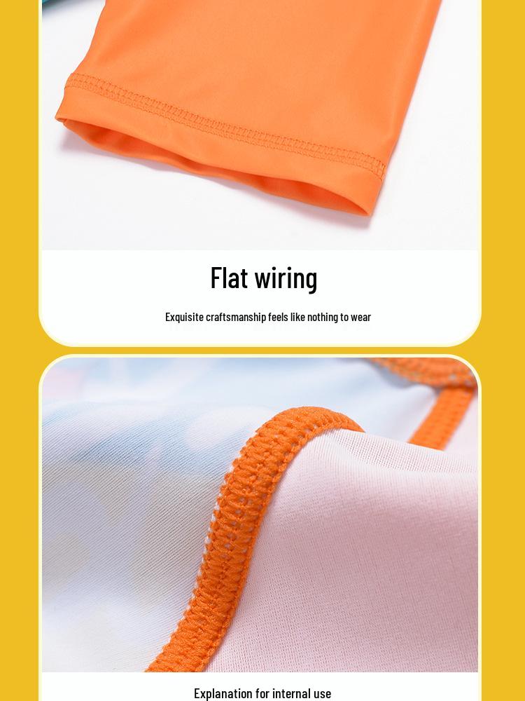 2025 Nezha Cartoon One-Piece Swimsuit with Swim Cap for Boys