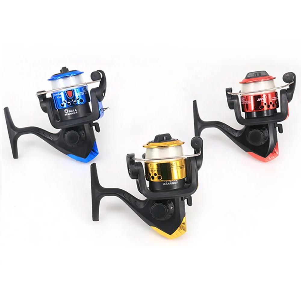 Spinning Fishing Reels 5.2:1 Wheel Plastics Ice Fishing Reel for Lure with Line Vessel Bait Casting Flying Fishing Trolling 260319