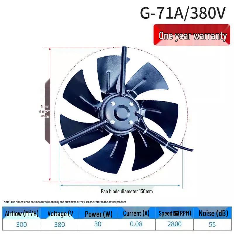 Rear Cooling Fan for G-Type Variable Frequency Three-Phase Motor
