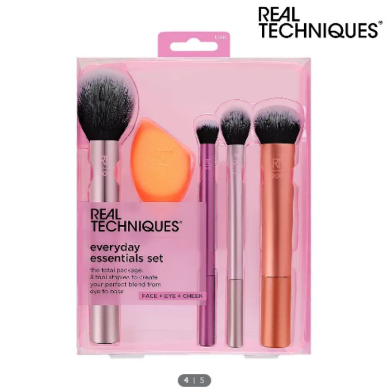 

Набір кистей та спонжів для макіяжу Real Techniques Everyday Essentials