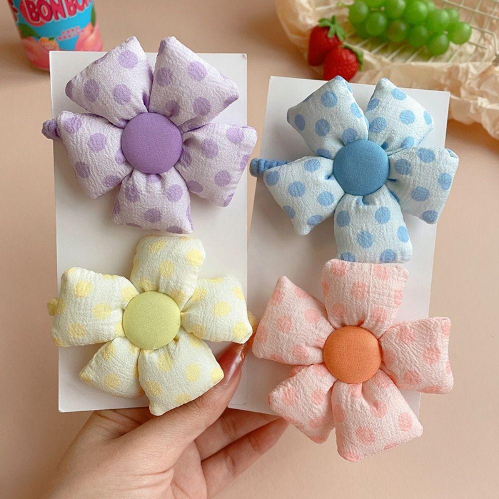 

Headdress Dot Elastic Hair Band Korean Style Hair Accessories Hair Rope Sunflower Women Rubber Band
