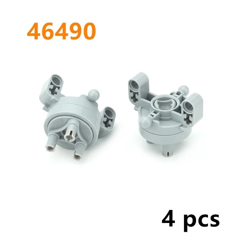 Non-Toxic Moc Parts Suspension Steering Wheel Hub With Planetary Gear Reduction 46490 Technical Diy Building Blocks Tire Car Drive Bricks