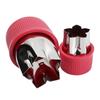 1Set Kitchen Portable Tools Stainless Steel Puzzle Fruit Vegetable Cutter Kitchen Mold Flower Shape Cooking Pastry Accessories