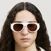 Lunettes de soleil surdimensionnées de marque de luxe vintage designer pour femmes et hommes, verres de soleil populaires punk coupe-vent à grande monture, UV400