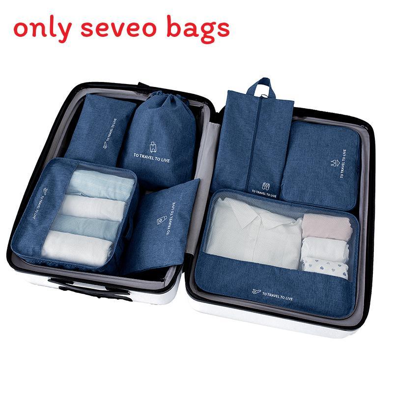 Travel Organizer Set With Waterproof Oxford Fabric For Luggage And Packing