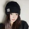 Winter Hat Women's New Outdoor Simple and Versatile Thickened Warm Fleece Knitted Cycling Ear Protector Wool Hat