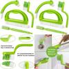 Bathtub Sink Tile Floor Crevice Brush Four Piece Set Plastic Tools Cleaning