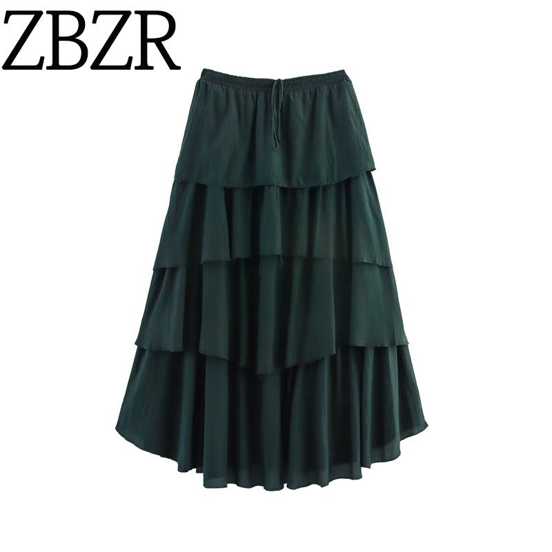 ZA Fall and winter New Women's Wear ZR Fashion Style Fashion Elegant Laminated Decorative Midi Dress 8699209 529