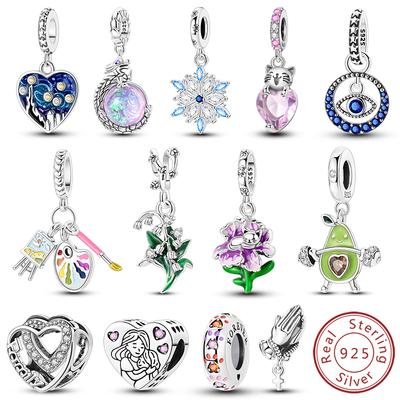 Copper Charms Fit Bracelet Beads Making Original Pendants For Women Fashion Jewelry