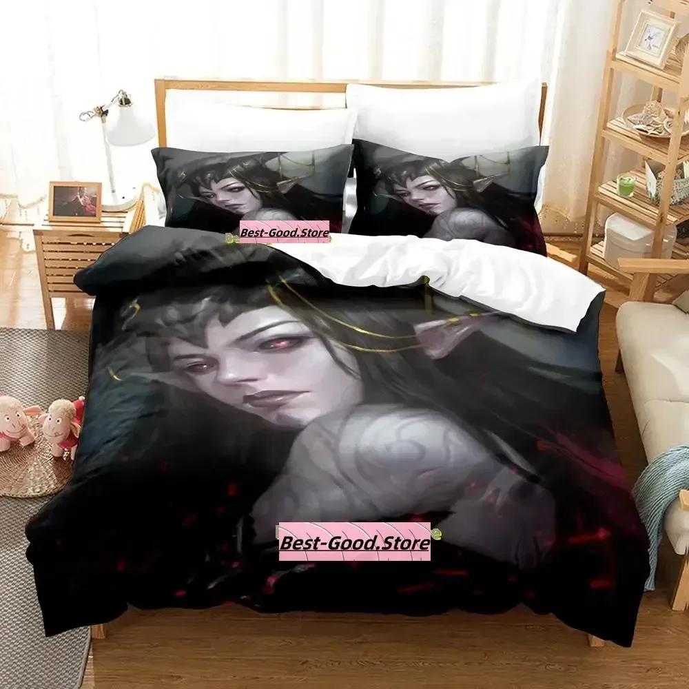Comforter Personality Demoness Bedding Set Single Twin Full Queen King Size Bed Set Adult Kid Bedroom s Anime Bed