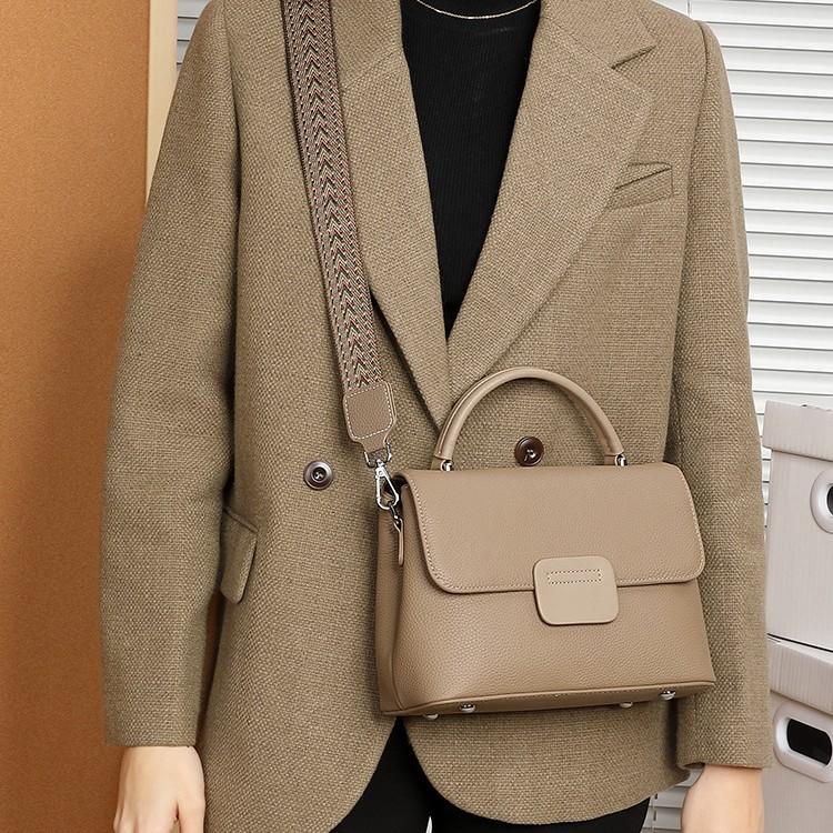 Classic retro shell bag 2025 new model top-layer cowhide shoulder crossbody bag casual women's bag genuine leather handbag for women