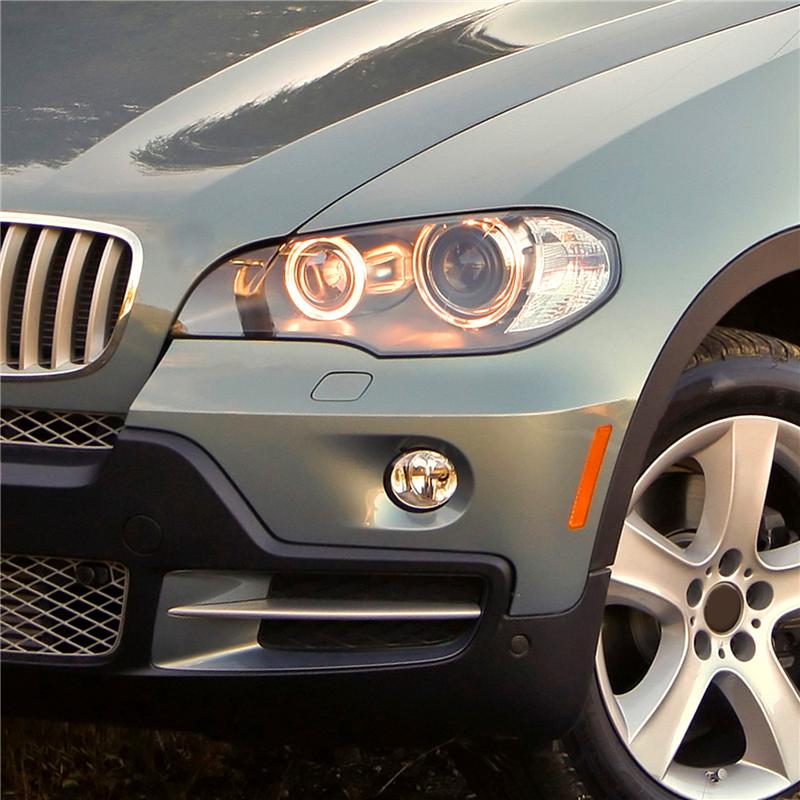 Car Clear Headlight Lens Cover Replacement Headlight Head Light Lamp Shell Cover For-BMW X5 E70 2008-2013