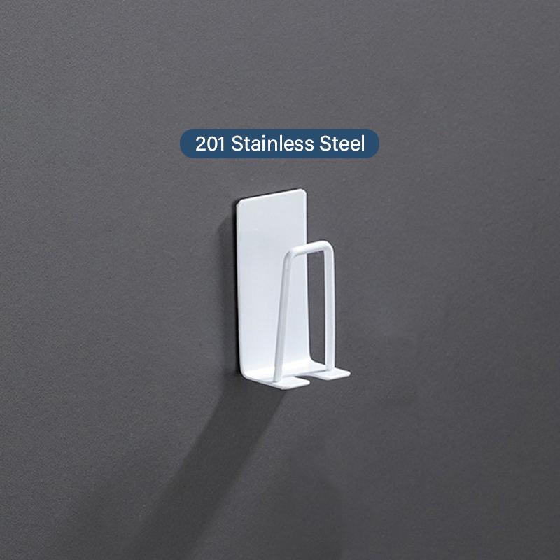 Stainless Steel Toothbrush Holder Tooth Brush Holder Wall Mount Toothbrush Holder Kids Punch-free Space Saving Bathroom YSJ005