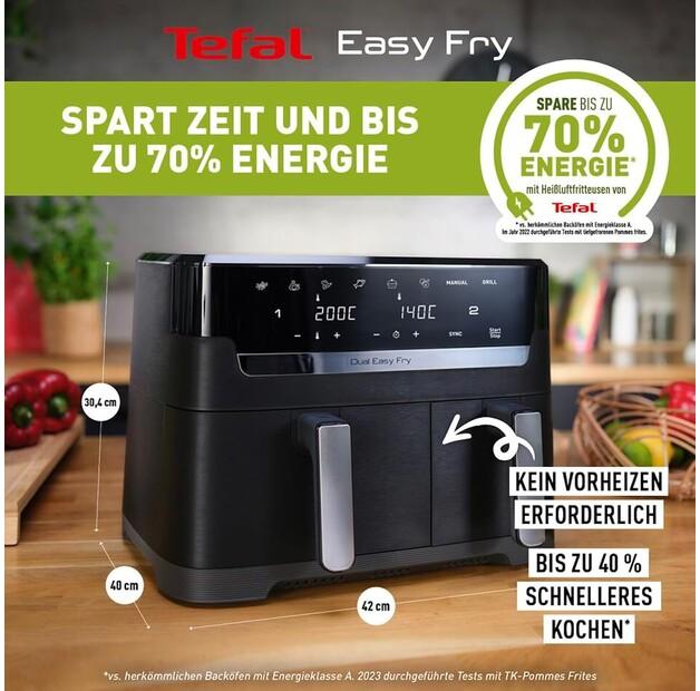 Фритюрница Tefal EY9018 Dual Easy Fry (EY901810)