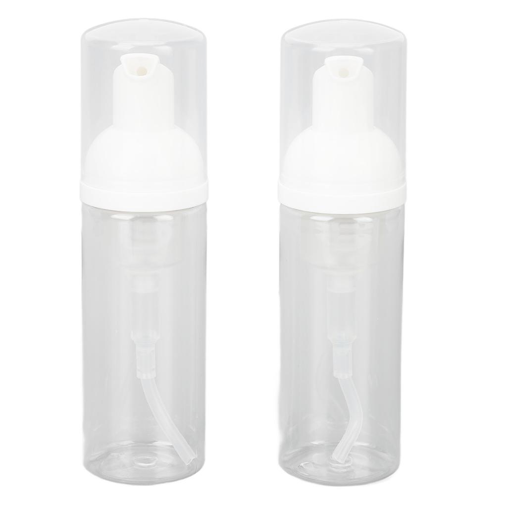 20pcs 50ml Foaming Pump Bottle Prevent Leakage Transparent Travel Foaming Dispenser Bottle