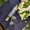 Plaid Three-fold Wooden Handle Vinyl Umbrella Sunscreen UV Protection Sun Umbrella Personalized Creative Sunshade Umbrella