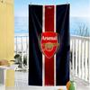 Asciugamano da Spiaggia Logo Arsenal Asciugatura Rapida Morbido Microfibra Confortevole Leggero Portatile per Nuoto, Spiaggia, Campeggio, Viaggio, Accessori da Spiaggia, Palestra