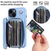 Crossbody Zipper Cards Solt Wallet Leather Case Bag For iPhone 15 Pro MAX 14 Plus 13 12 11 Lanyard Detachable Purse Pouch Cover