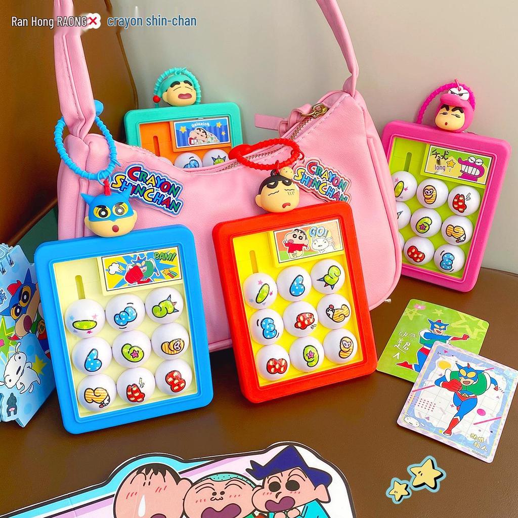 Crayon Shin-chan Huarong Dao Series Fun Pendant Keyring and Backpack Charm.