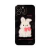 Cotton Rabbit 13 Suitable for Iphone16 IPhone Case 11 Bracket 12 Silicone Soft Sleeve 1315promax