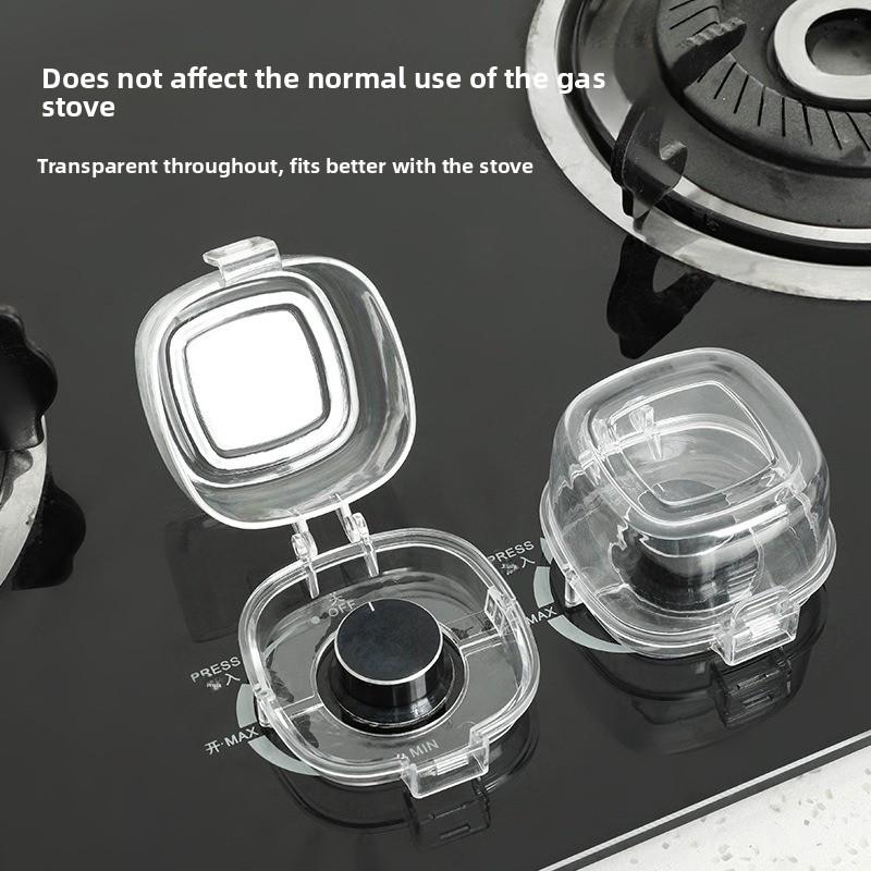 2PCS.High-Temp Resistant Gas Stove Knob Covers—Oilproof, Anti-Misoperation, Safety Protectors for Kitchen Natural Gas Buttons