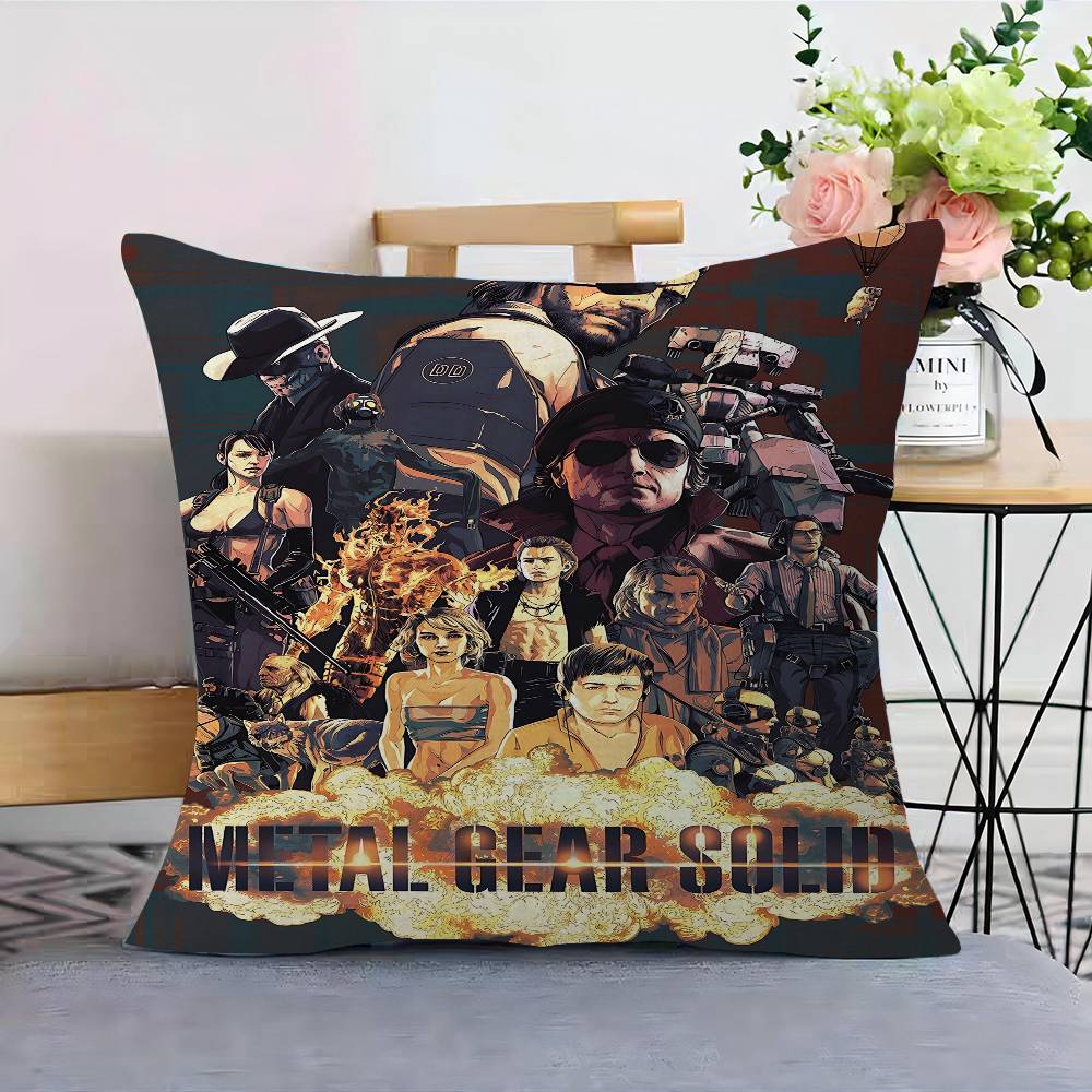 Game Metal Gear Rising Revengeance Pillowcase Toon Gift Cushion Cover Bedroom Home Sofa Chair Seat Decor Pillow Case