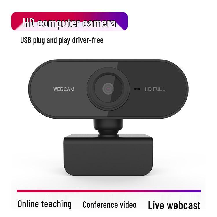 2K HD 1080p Webcam with Built-in Microphone, 4MP, Driver-Free for Live Streaming