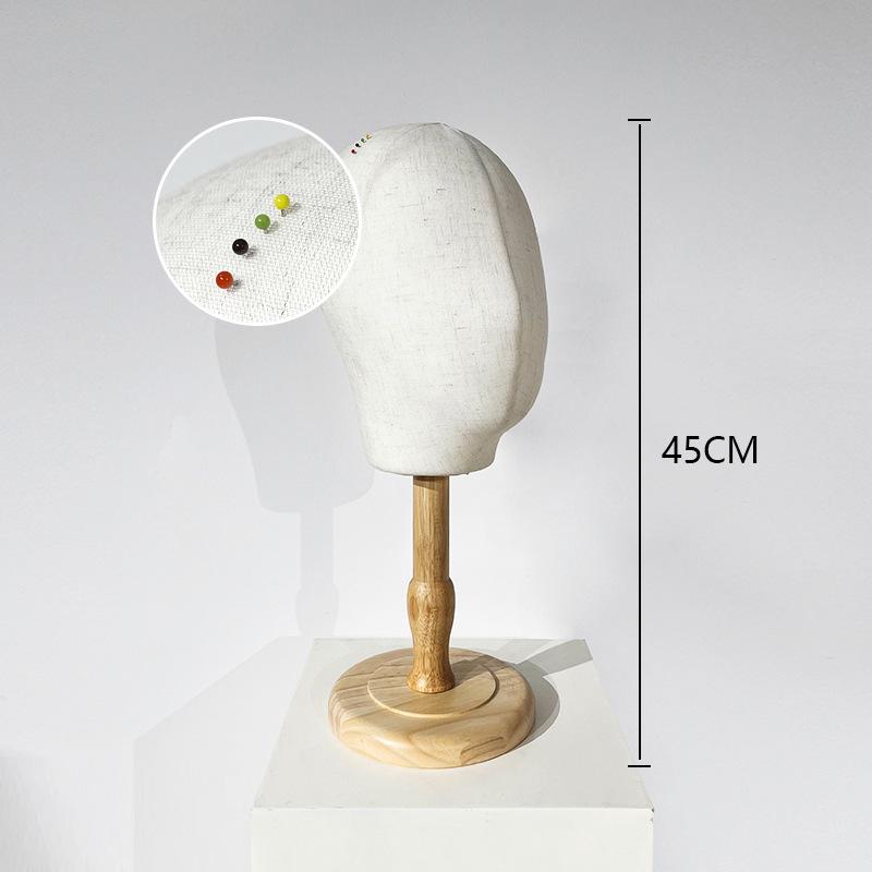 Desktop Female Mannequin Hat and Wig Display Stand