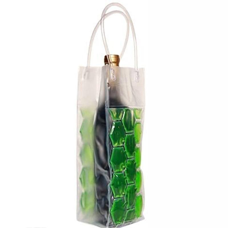 

Ice Wine Bag Holder Wine Cooler Chiller Bucket Champagne Beer Whisky Can Drink Cooler Gel Chiller Bar Accessories BTBD01 зелёный