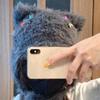 Y2k Plush Puppy Hat Warm Ear Protection Hat Animal Cartoon Fleece Hat  Woman