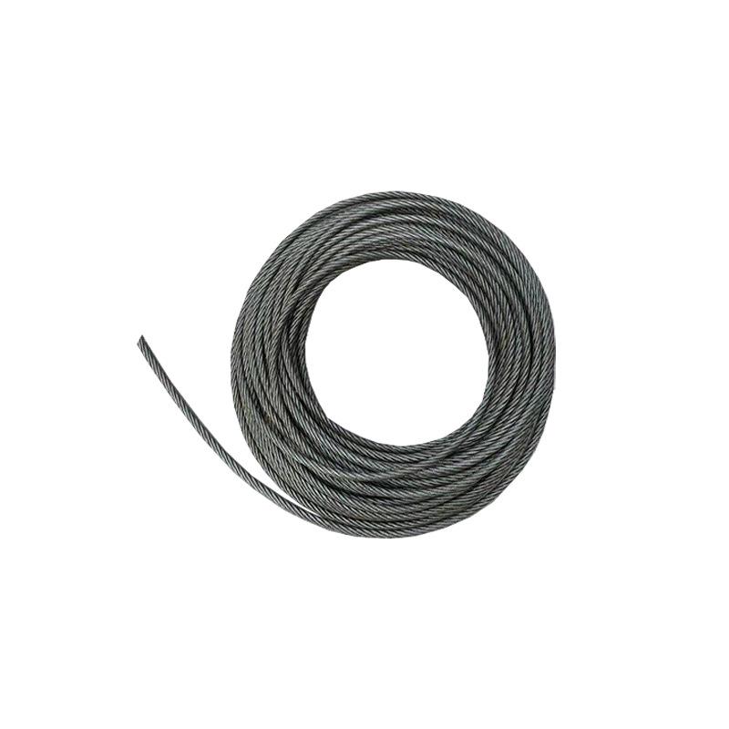 6-Strand Steel Wire Rope with Fiber Core for Electric Hoists and Tower Cranes