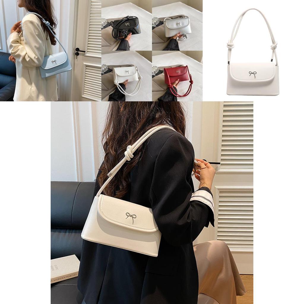 Chic Casual Korean Style Solid Color Small Handheld Shoulder Bag Ideal For Daily Outfits In Multiple Colors