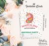 Darling Souvenir White Birthday Invitation Card Printable Elegant Fill or Write In Blank Party Invites 28 Pcs 5 X 7