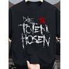 2026 New Style Dead Body Pants Band Pattern Men S T Shirt Striking White Graffiti Red Breathable T-Shirt Round Neck Design S Comfortable And